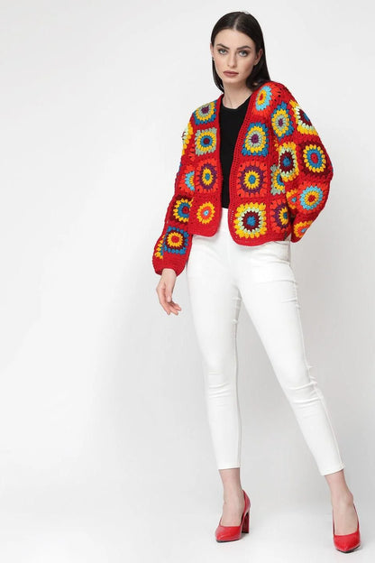 Bohemian Crochet Cardigan