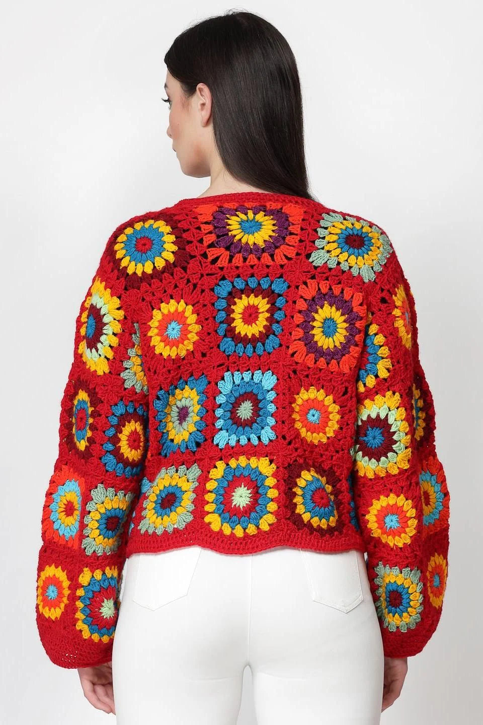 Bohemian Crochet Cardigan