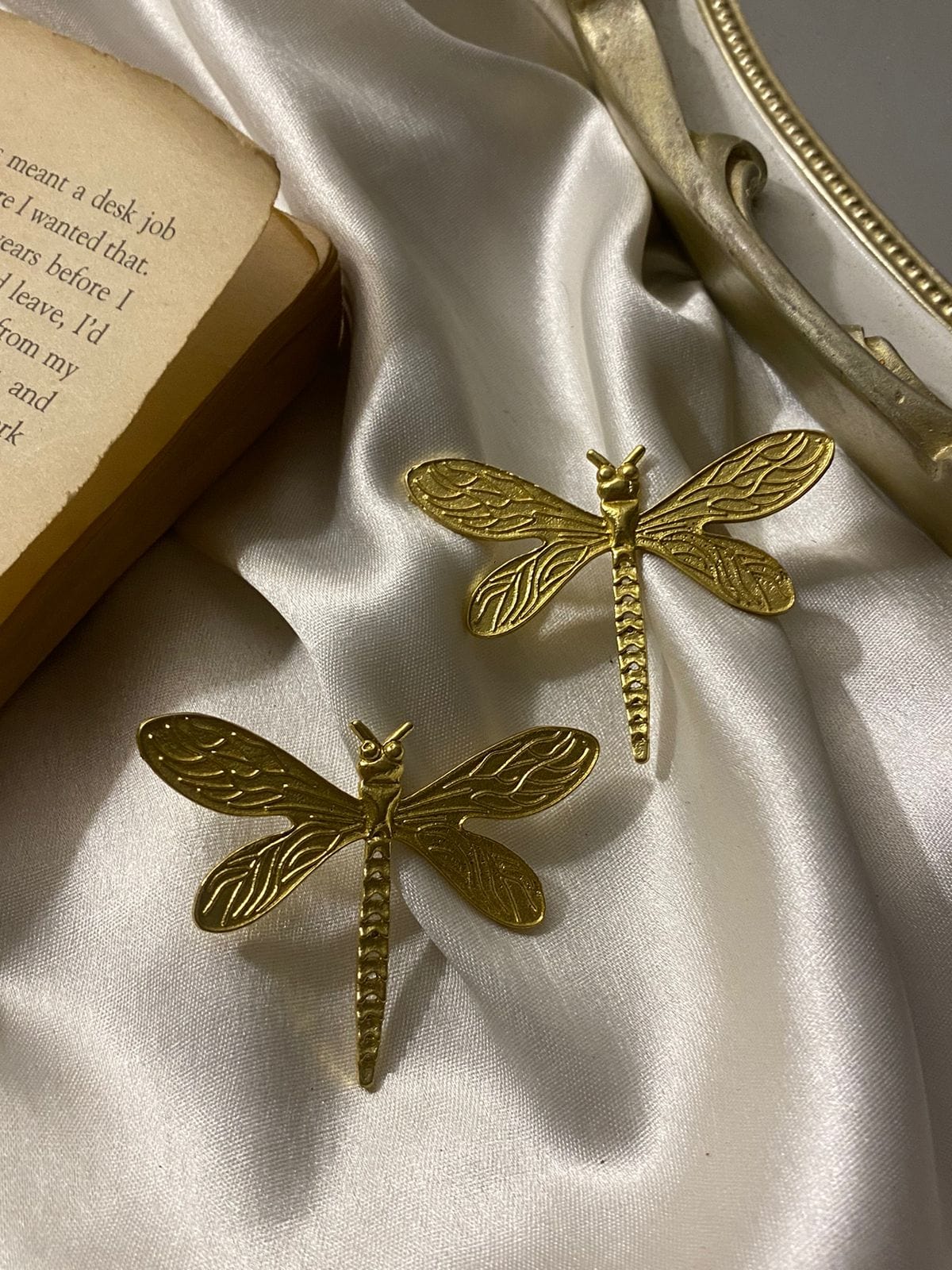 Moonlit Dragonfly Earrings