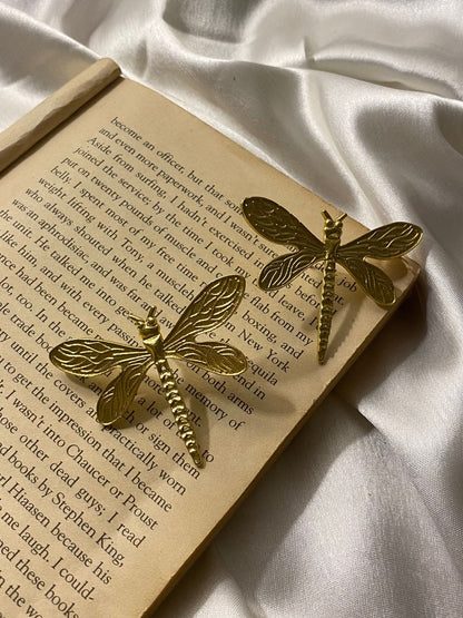 Moonlit Dragonfly Earrings
