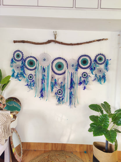 Evil Eye Cluster Dreamcatcher