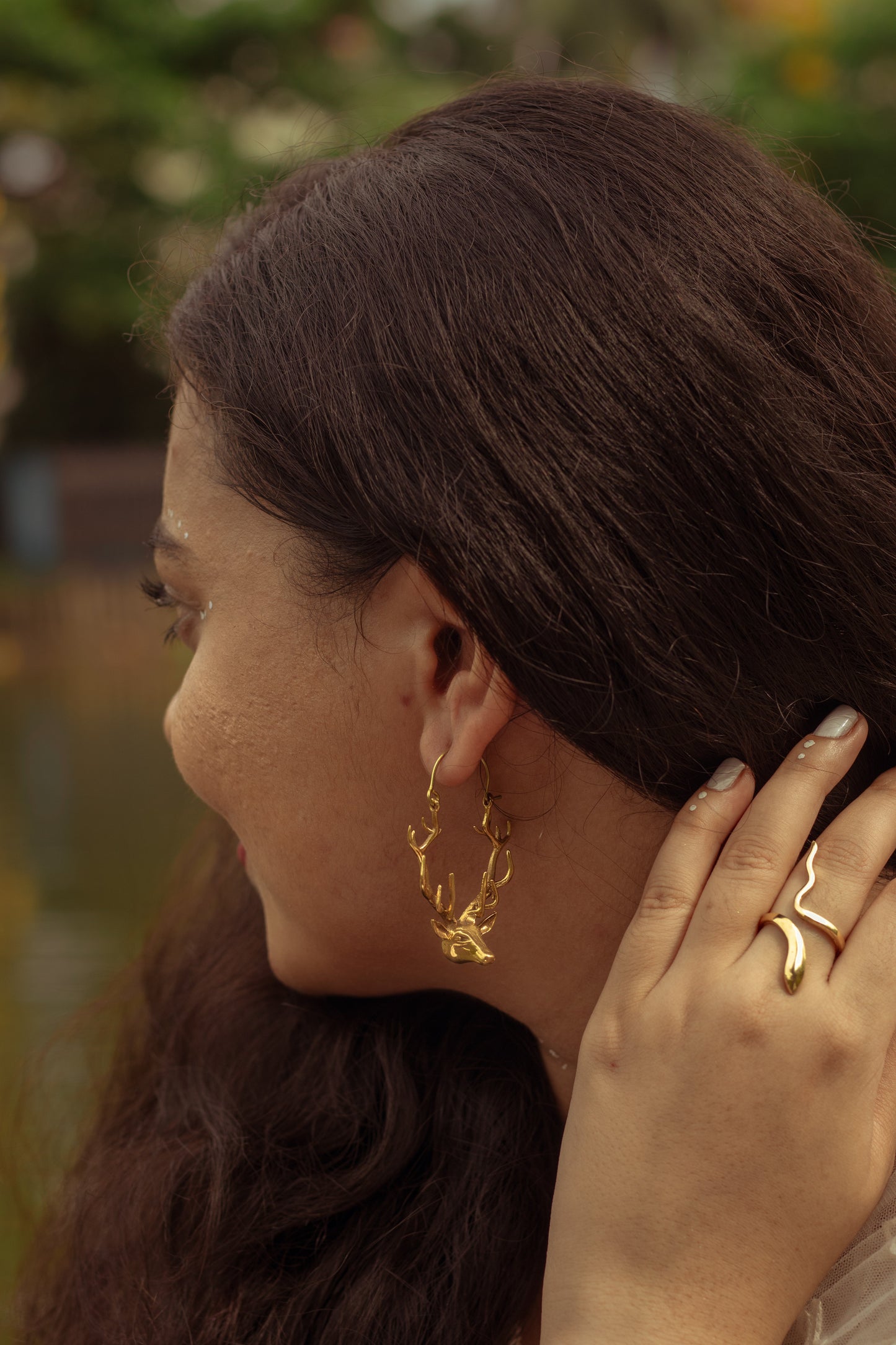 Serpent Face Adjustable Ring