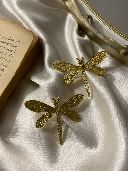 Moonlit Dragonfly Earrings