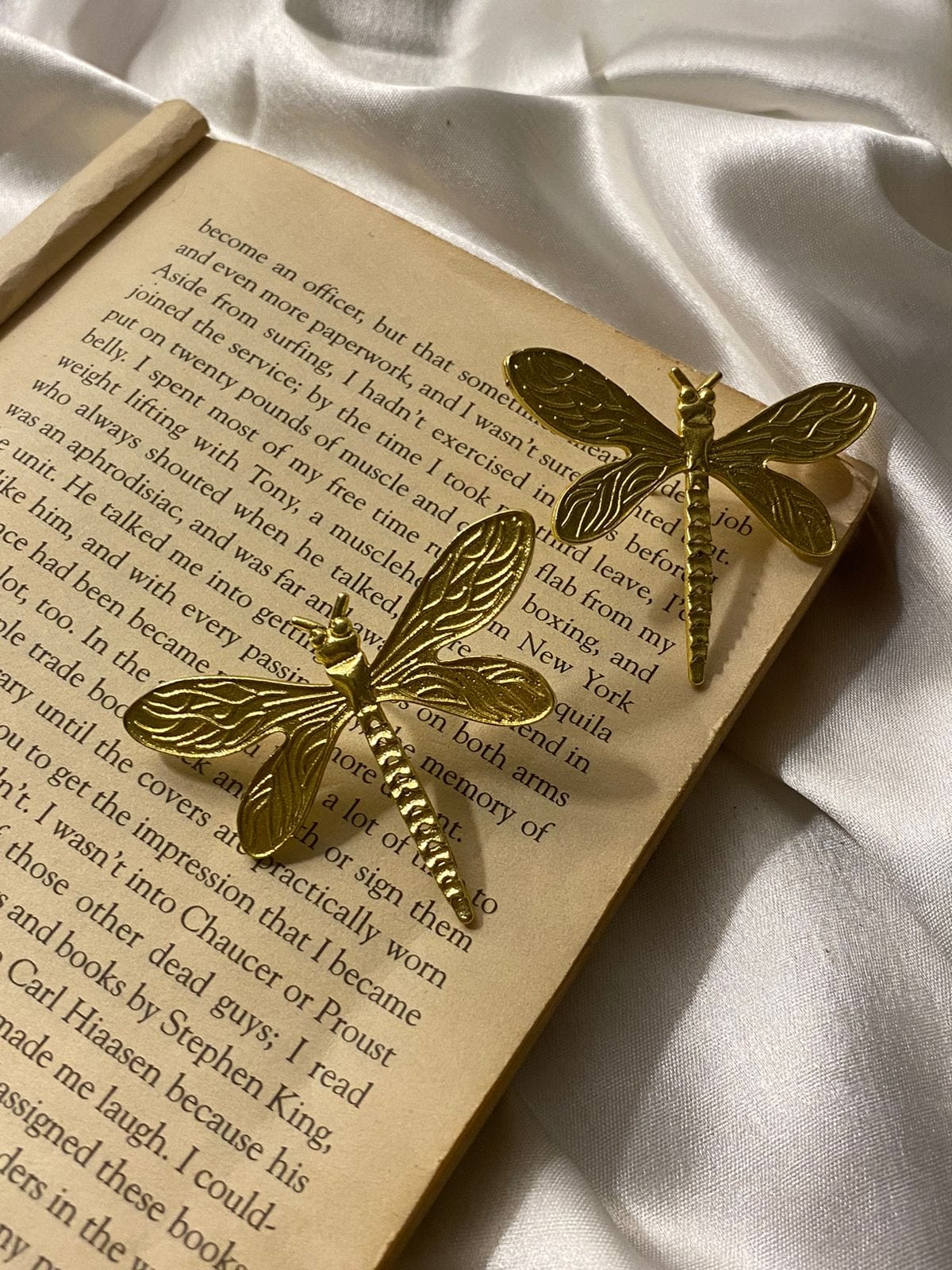 Moonlit Dragonfly Earrings