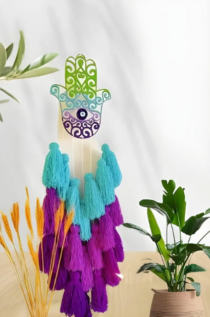 Hamsa Tassle Dreamcatcher