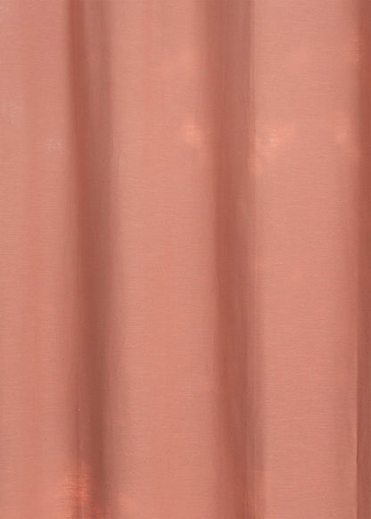 Room Darkening - Solid Rust Cotton Curtain