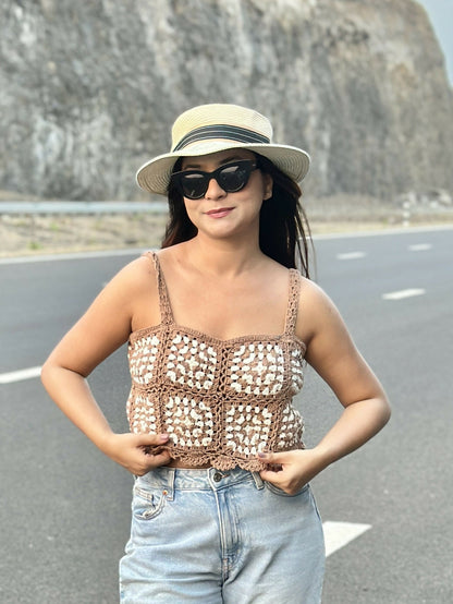 Blonde Handmade Top