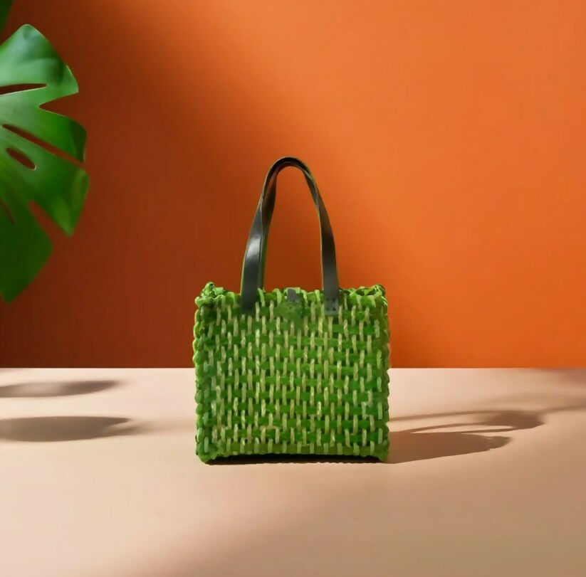 Handmade Sabai Grass Mesh Bag