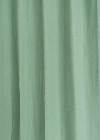 Room Darkening - Sage Green Pure Cotton Solid Curtain