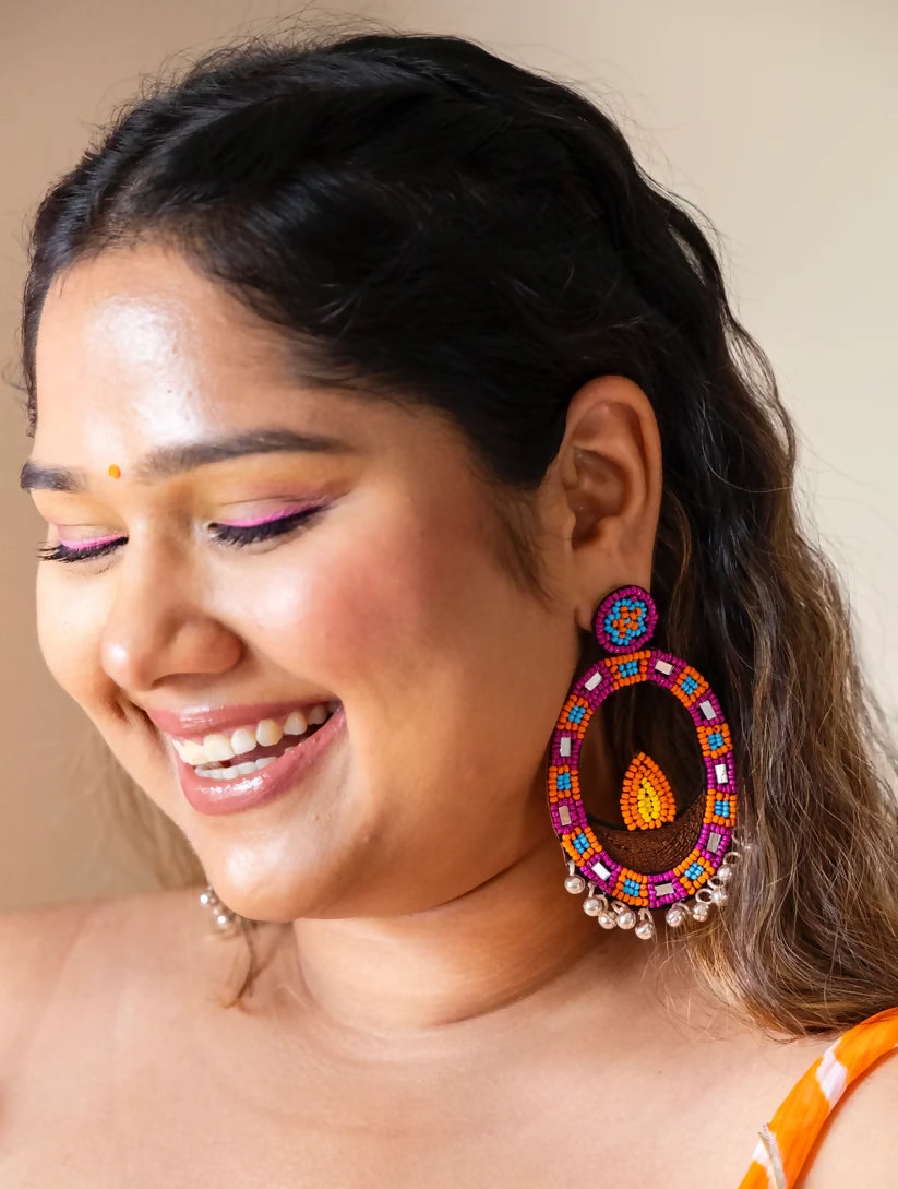 Jalsa Handmade Beaded Earrings