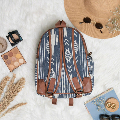 Adventurous blue compact backpack