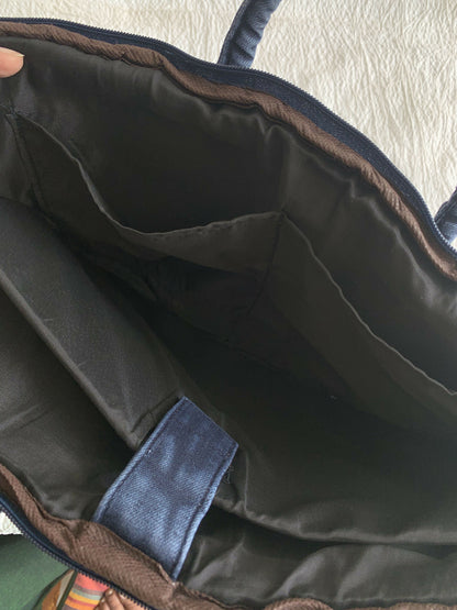 Denim Laptop Sleeve Cum Bag