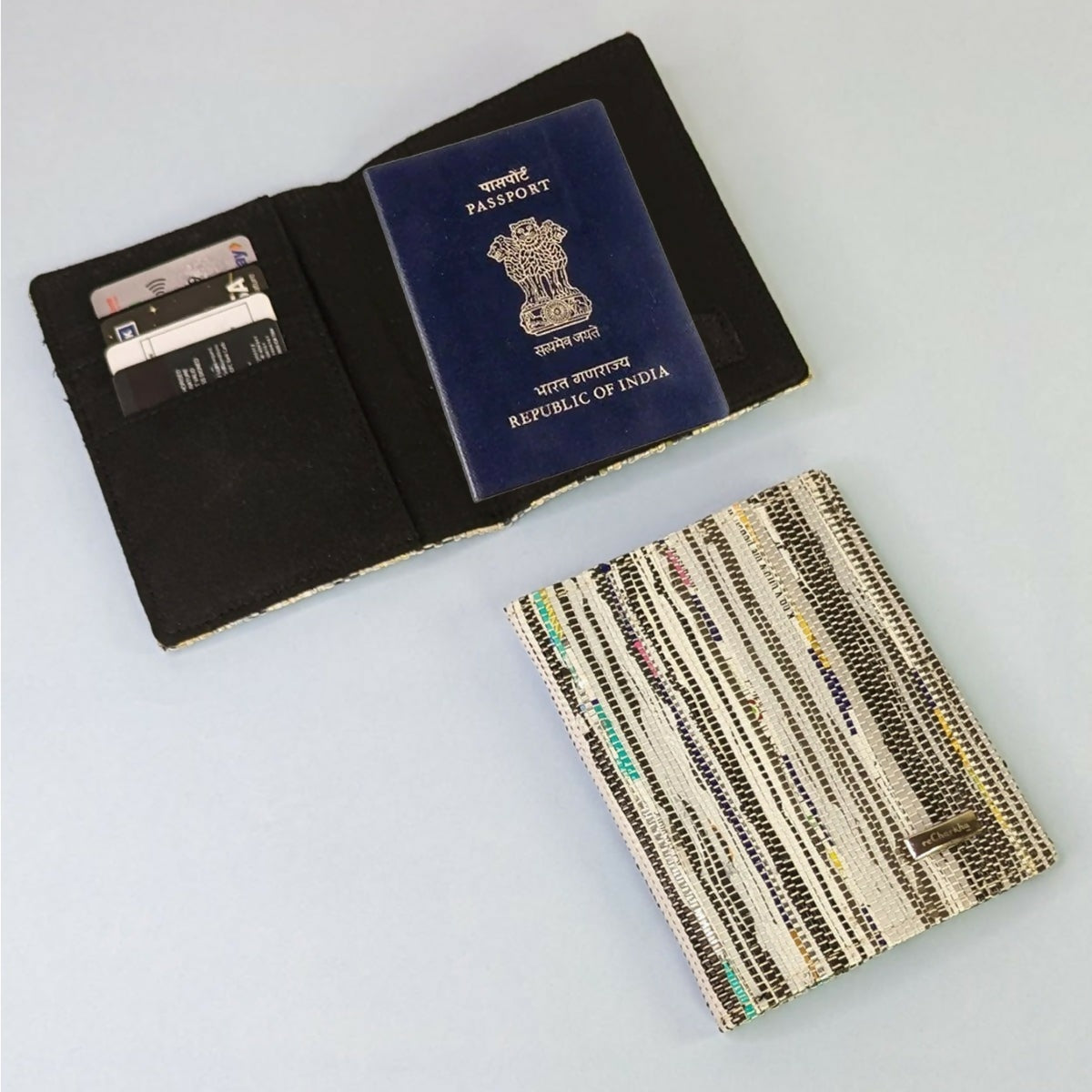 Upcycled Handwoven: Passport Cover