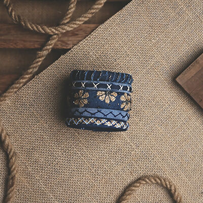 Juliet Denim Bangle Set