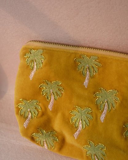 Palm Tree Midsized Pouch Bag