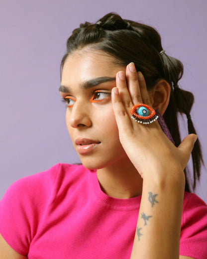 Eye-Spy Ring Orange