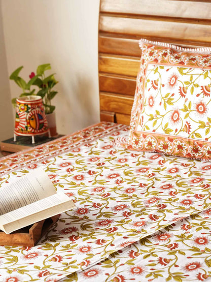 Nazakat – A King Size Double Bed Bedsheet