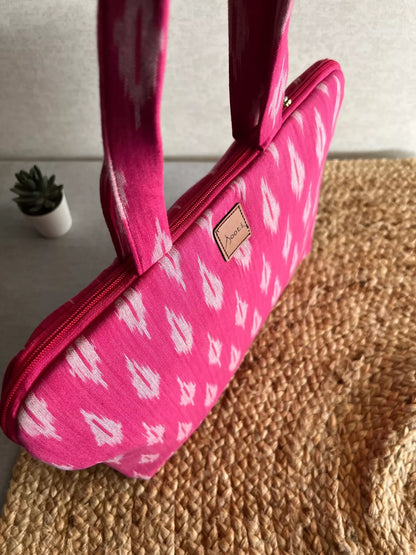 Ikat Pink MacBook Laptop Sleeve