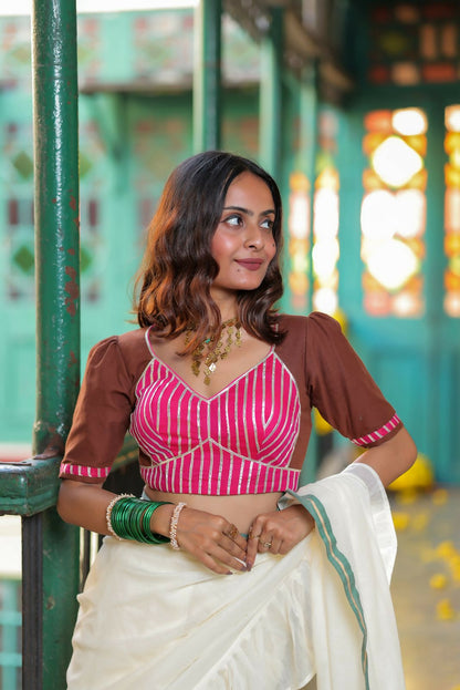 Choco Gulabo Premium Cotton Blouse