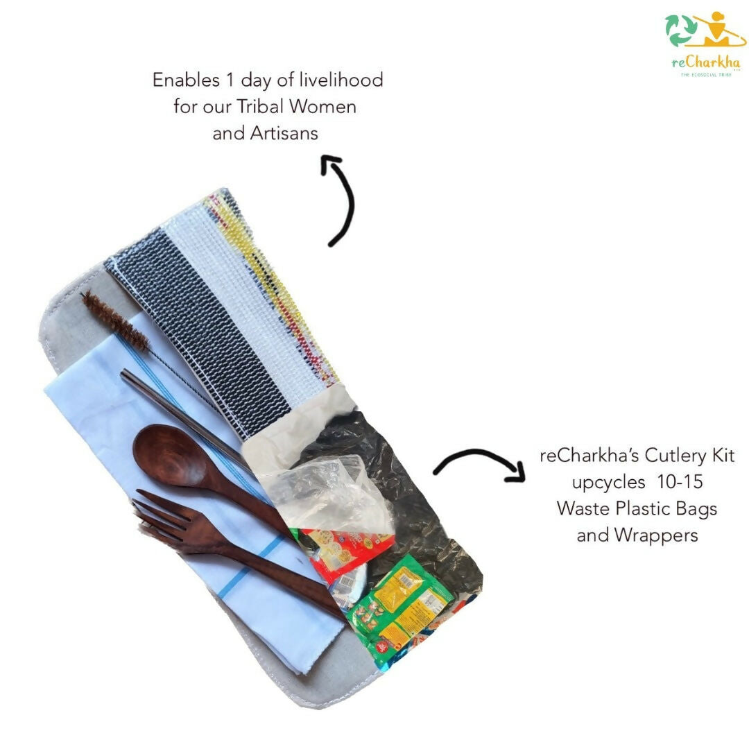 Upcycled Handwoven: Cutlery Kit