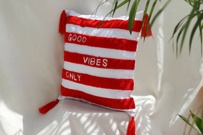 Good Vibes - Hand Embroidered (Pack of 1)