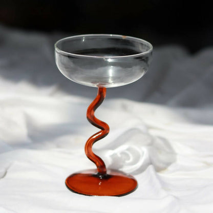 Swirl Cocktail Glasses