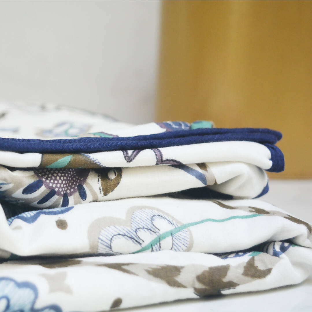 Indigo Mist All over Printed Double Reversible Dohar