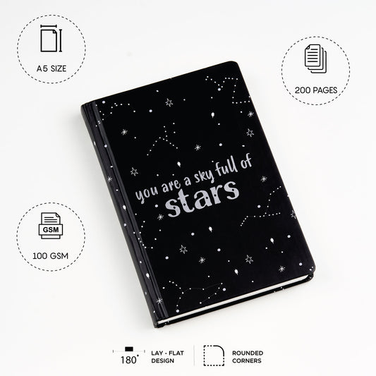 A Sky Full Of Stars - Designer Hard Cover Notebooks