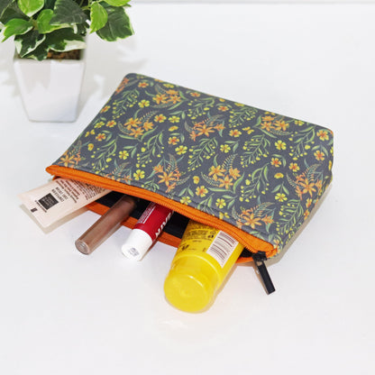 Summer Blooms Cosmetic Pouches - Set of 2