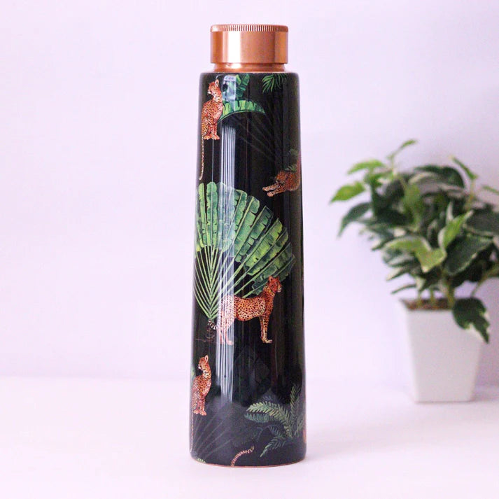 The Leopard Print Copper Bottle