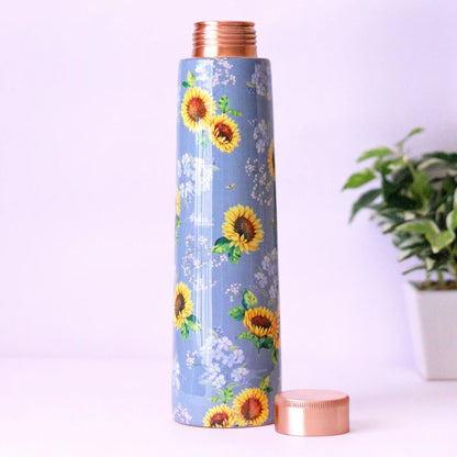 Garden Blooms Copper Bottle