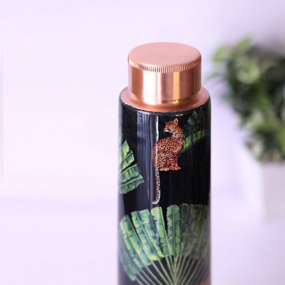 The Leopard Print Copper Bottle