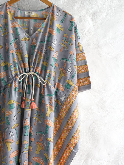 Kaftan Mushroom In Grey