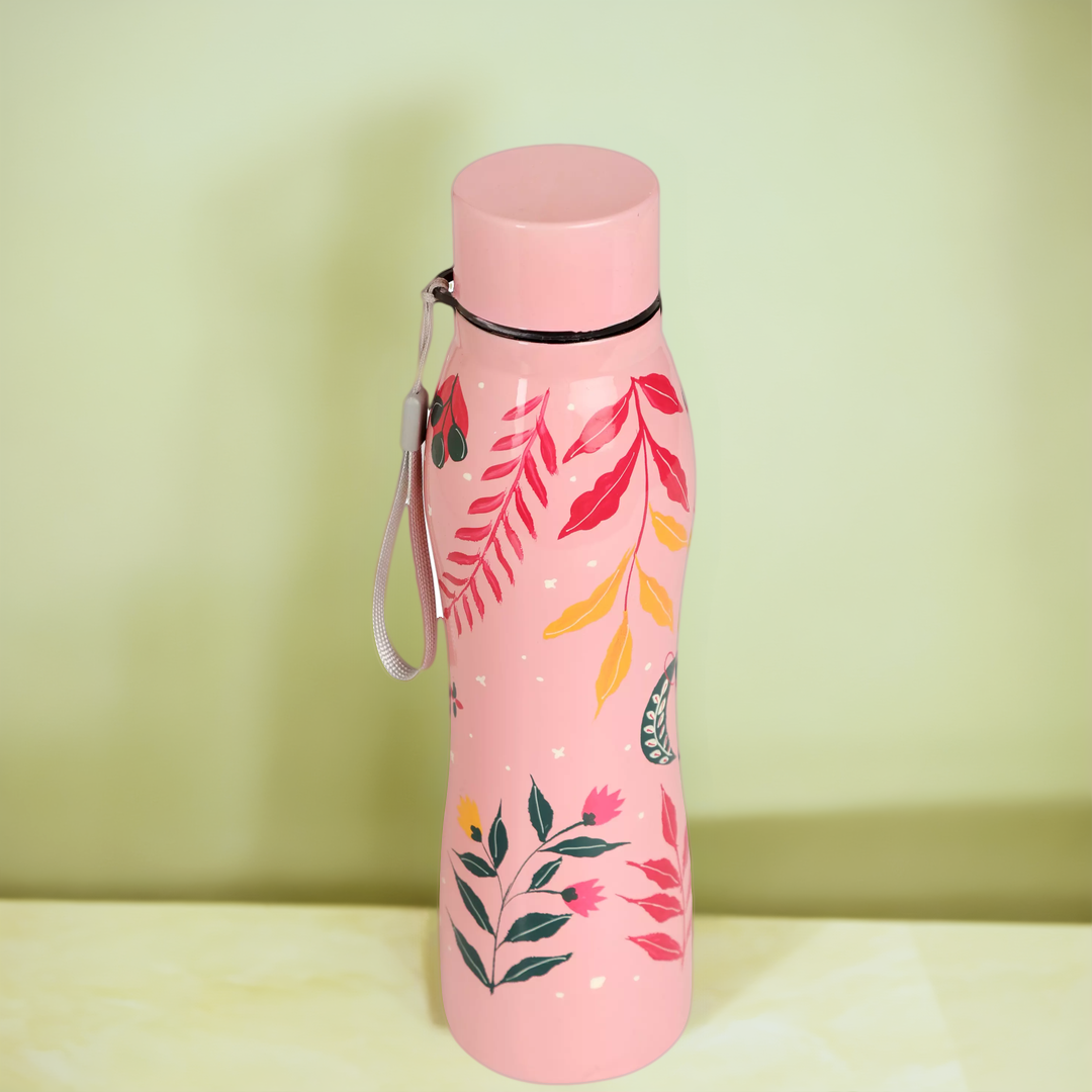 Blooming Pink Water Bottle