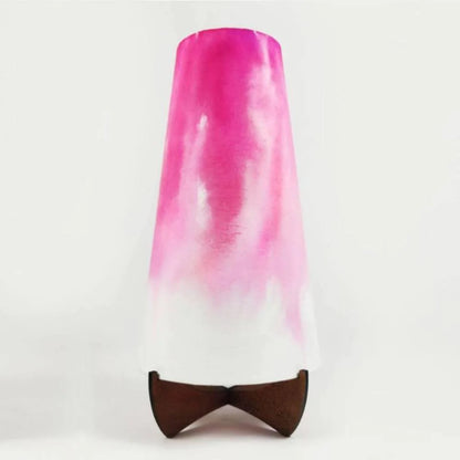 Cone Table Lamp - Pink Ombre Lamp Shade