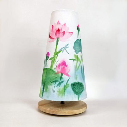Long Cone Lotus Lamp