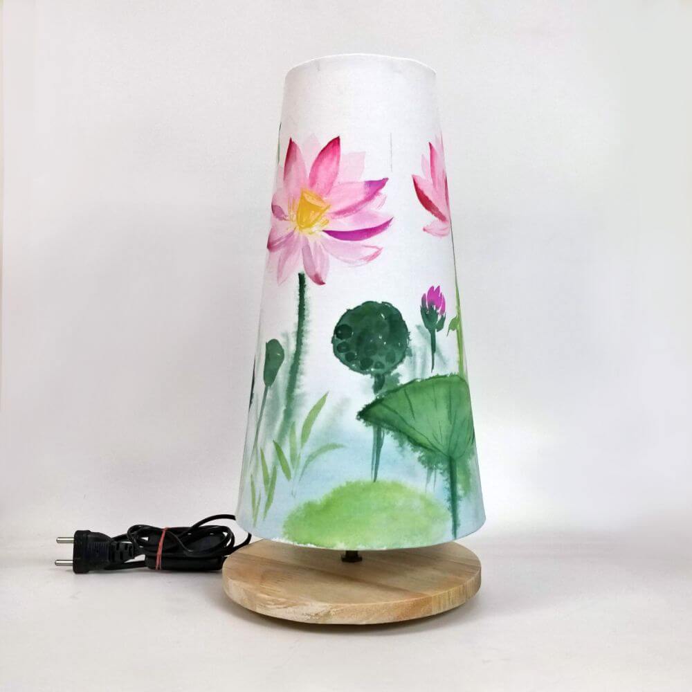 Long Cone Lotus Lamp