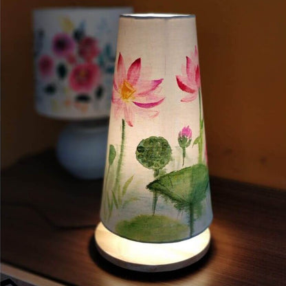Long Cone Lotus Lamp
