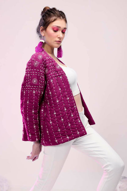 Cobie Thread Embroidered Jacket