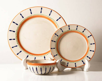 Parijat- Dinnerware Set of 3