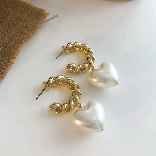 L'amour Pearl Drop Earrings