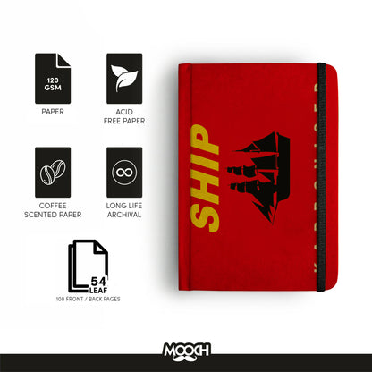 Ship - A5 Hardcover Handcrafted Diary | Notebook