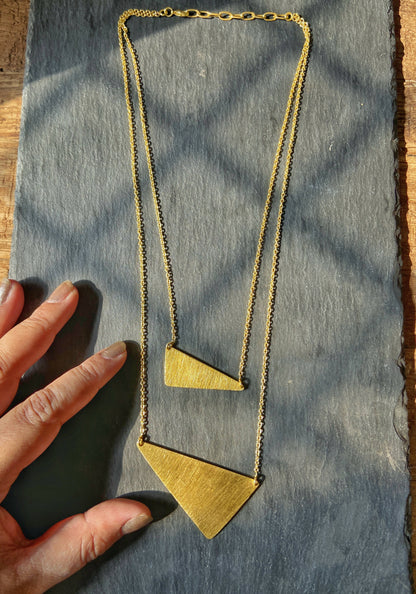 Trigon Layered Necklace