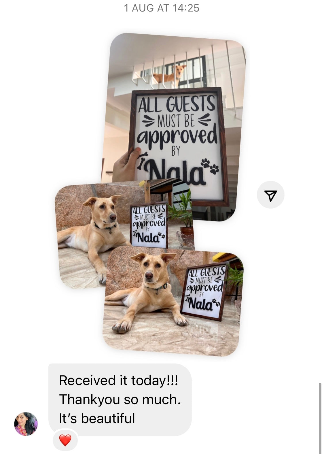 Pet Personalised Frame