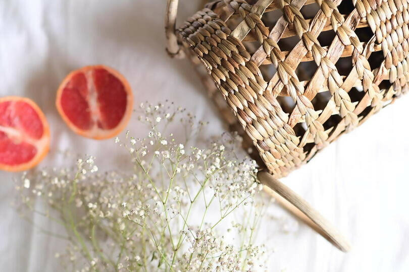 Meadow Cane Basket