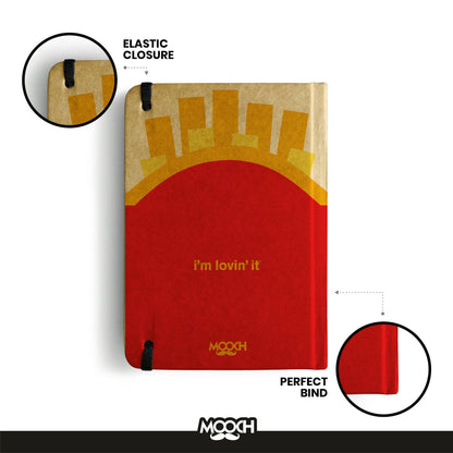 Mcdonald's - A5 Handcrafted Diary | Notebook