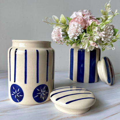 Stripes Jar Set Of 2