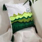 Green Scenery - Hand Embroidered (Pack of 1)