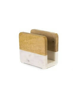 Napkin Holder Marble/Wood