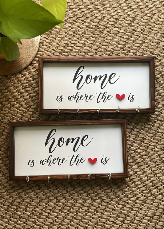 Home is Where The Heart is Key Holder